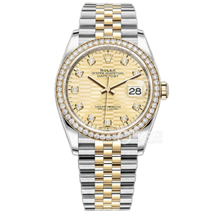 VS厂劳力士间金钻圈钻水纹面日志36m丹东3235机