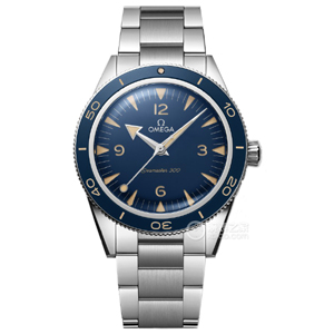 VS厂欧米茄蓝面复古幽灵党海马300米丹东8912机芯做工细节是最高版吗